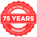 SIGA Slate 75 Year Warranty - Natural Slate Saves Contractor Time